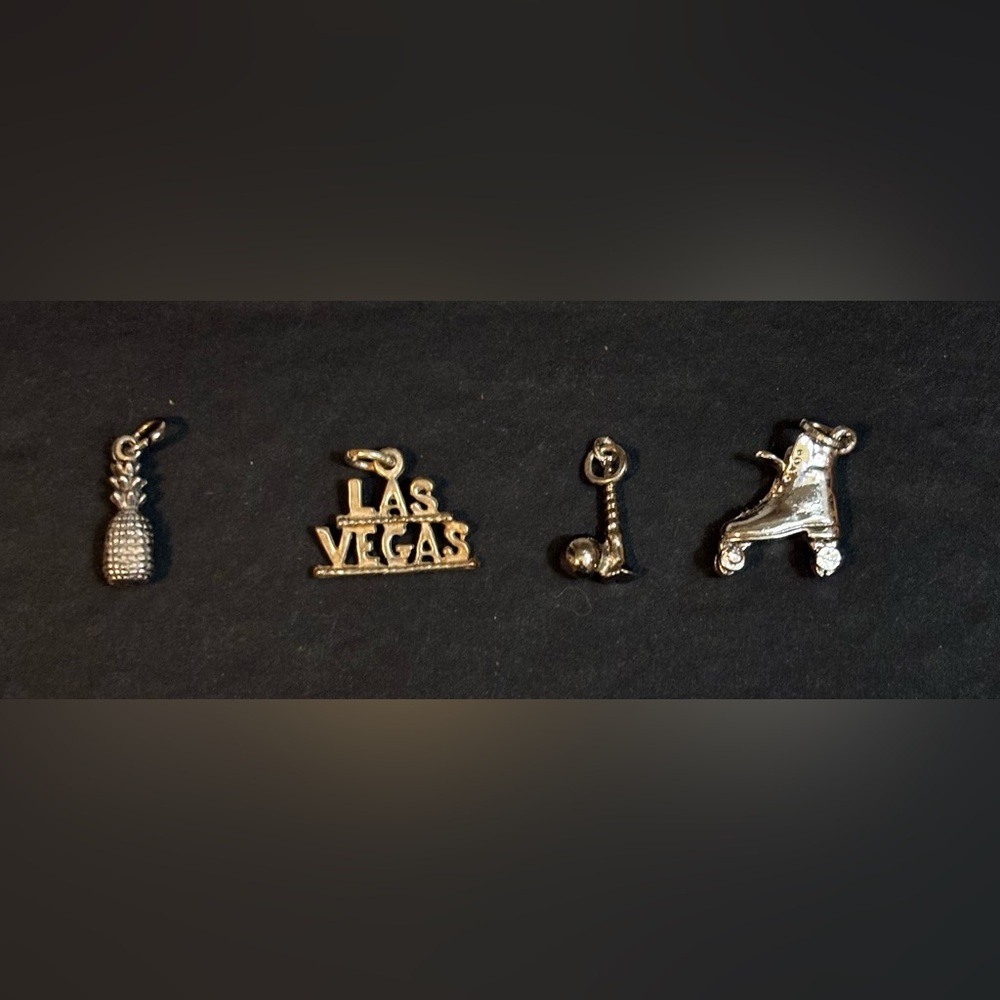 Estate, Vintage Lot of Four (4) Different Charms